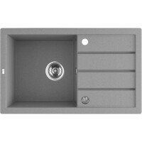 Einbauspüle TRZYNASTKA aus Granit mit Abtropffläch