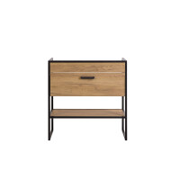 Waschtischunterschrank BROOKLIN 80, braun/schwarz 4