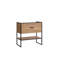 Waschtischunterschrank BROOKLIN 80, braun/schwarz 5