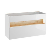 Badmöbel-Set BAHAMA WHITE, 3-teilig (Waschtischuntersch