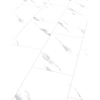 1 Paket (2,341 m²) Click-Vinyl ALSBERG MARMOR Fliese XL